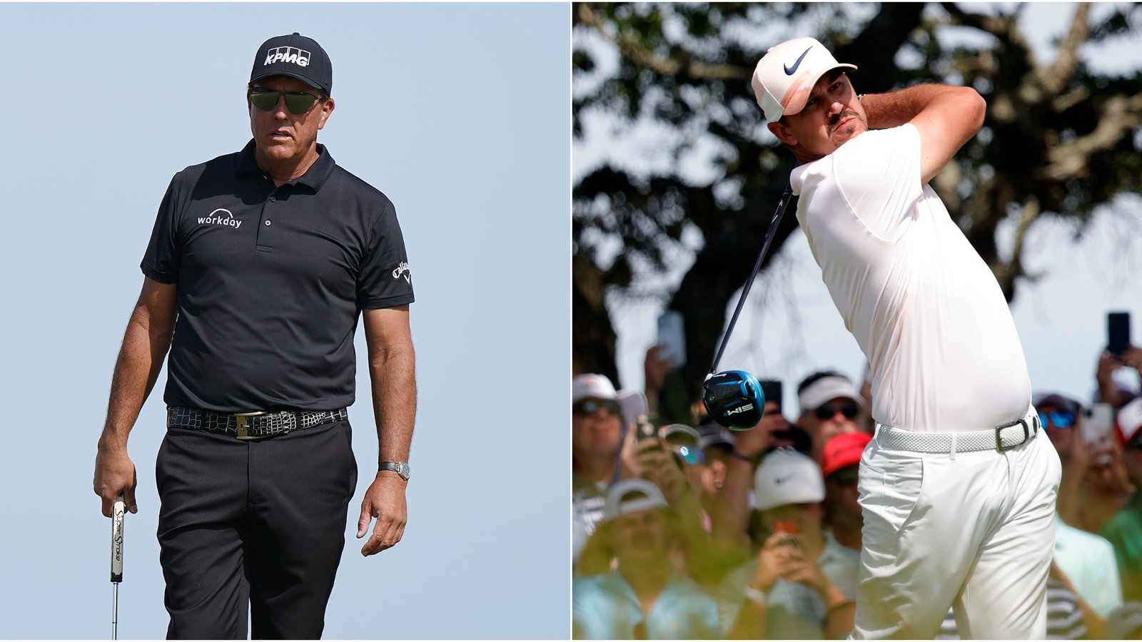 Phil Mickelson holds NARROW LEAD over Brooks Koepka after day three at USPGA